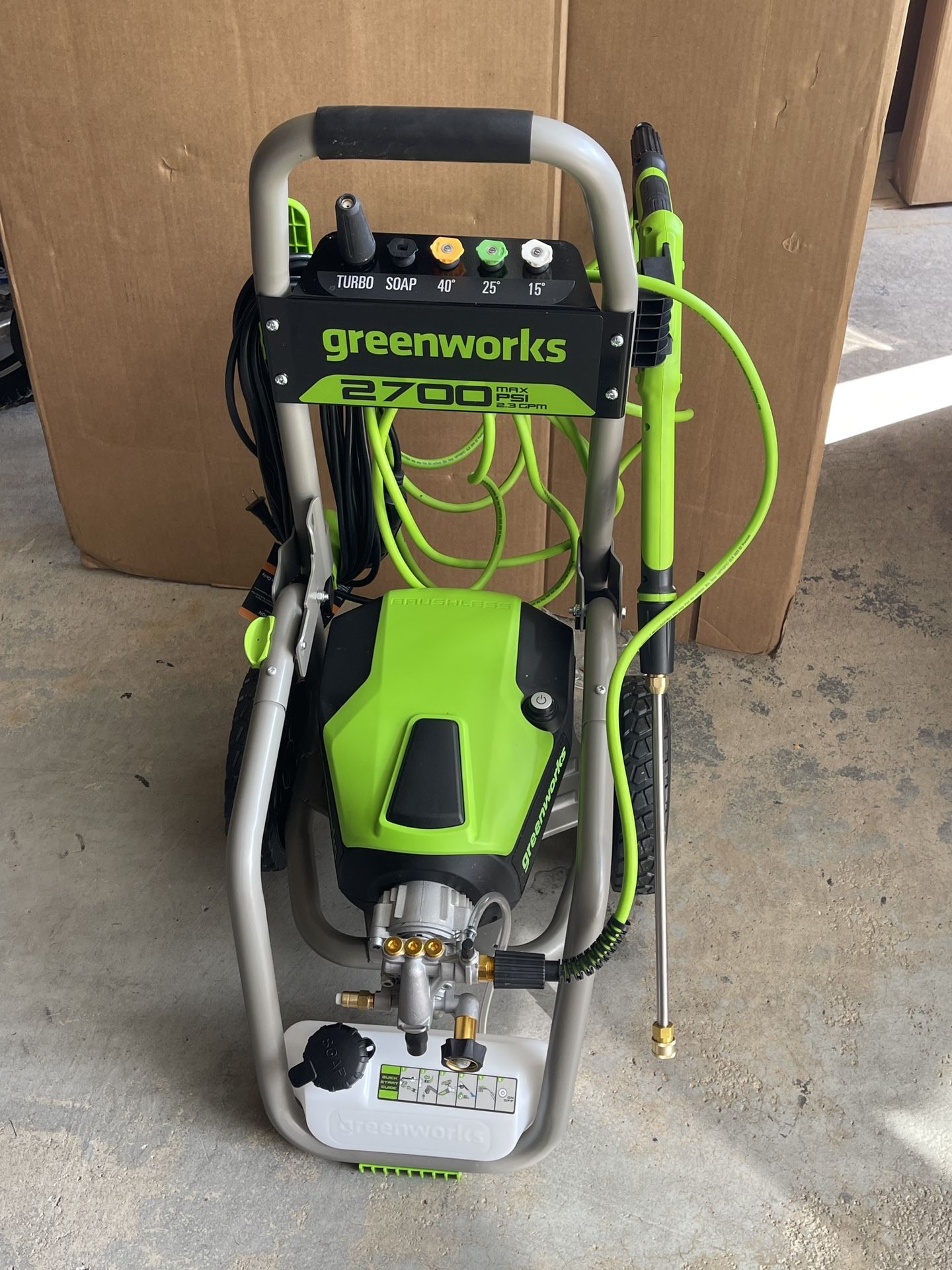 Green works 2700 Pressure Washer