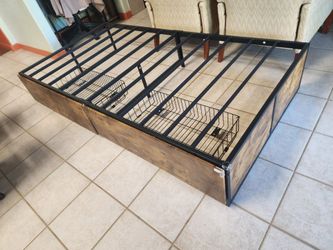 metal twin bed frame