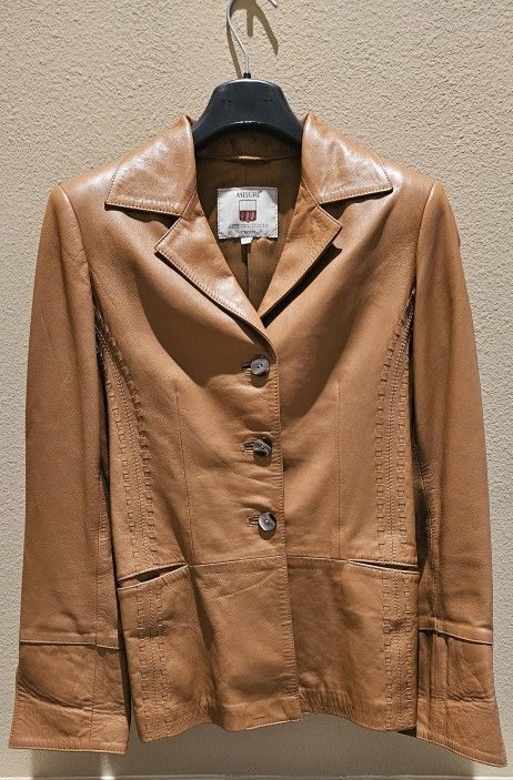 Genuine leather jacket made in Italy SMALL Lambskin