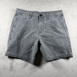 Roark Shorts Men’s 31 Gray Porter Midweight Chino Casual Outdoor 7 Inch#1619