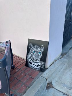 Free cheetah painting