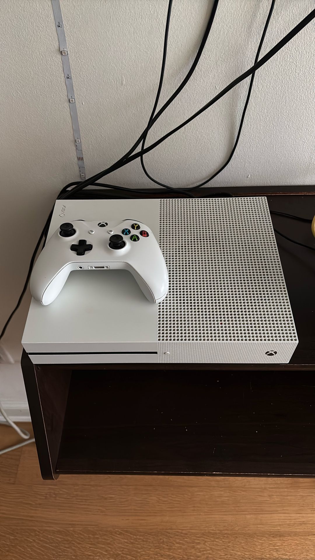 Xbox One S & Thrust Master Ferrari Wheel And Pedals