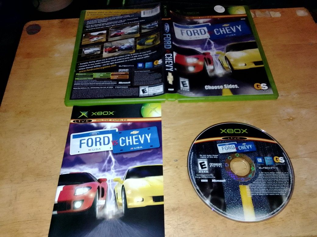 Xbox Game FORD Vs. CHEVY 