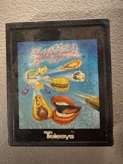 UNTESTED! Fast Food Atari 2600, 1982 Authentic Video Game Cartridge