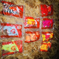 (9) 25th Anniversary Happy Meal Bears 