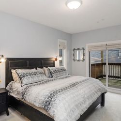 Solid Wood Bedroom Set (King) — Priced to Sell