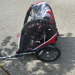 Foldable Double Bike Trailer 