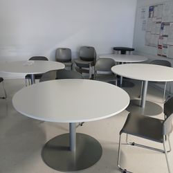 Office furniture and break room tables & chair . DM me for prices or to make an offer.