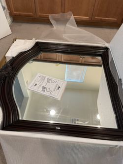 Brand New Furniture of America Dresser Mirror (CM7267M) - Brown Cherry