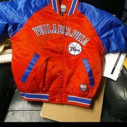 Philadelphia 76ers Jacket Size Small