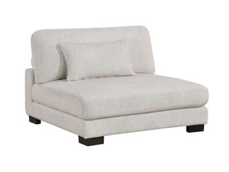 Tinley Beige Modular Armless Chair