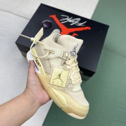 Jordan 4 Off White Sail 99