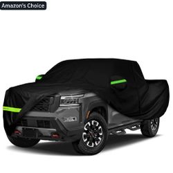 Waterproof All Weather Truck Cover for Nissan Frontier Crew Cab 5ft Bed, King Cab 6ft