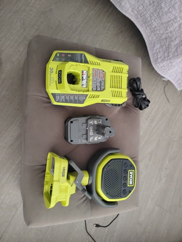 Ryobi Speaker+ Batt And Charger
