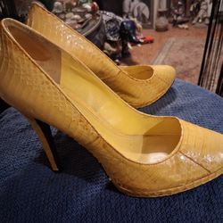 Women Genuine Snake Shoe's 