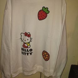 Hello Kitty Pullover Sweatshirt XL New