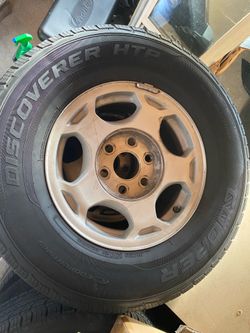 Chevy/Nissan 6 Lug Mag Wheels w/Tires