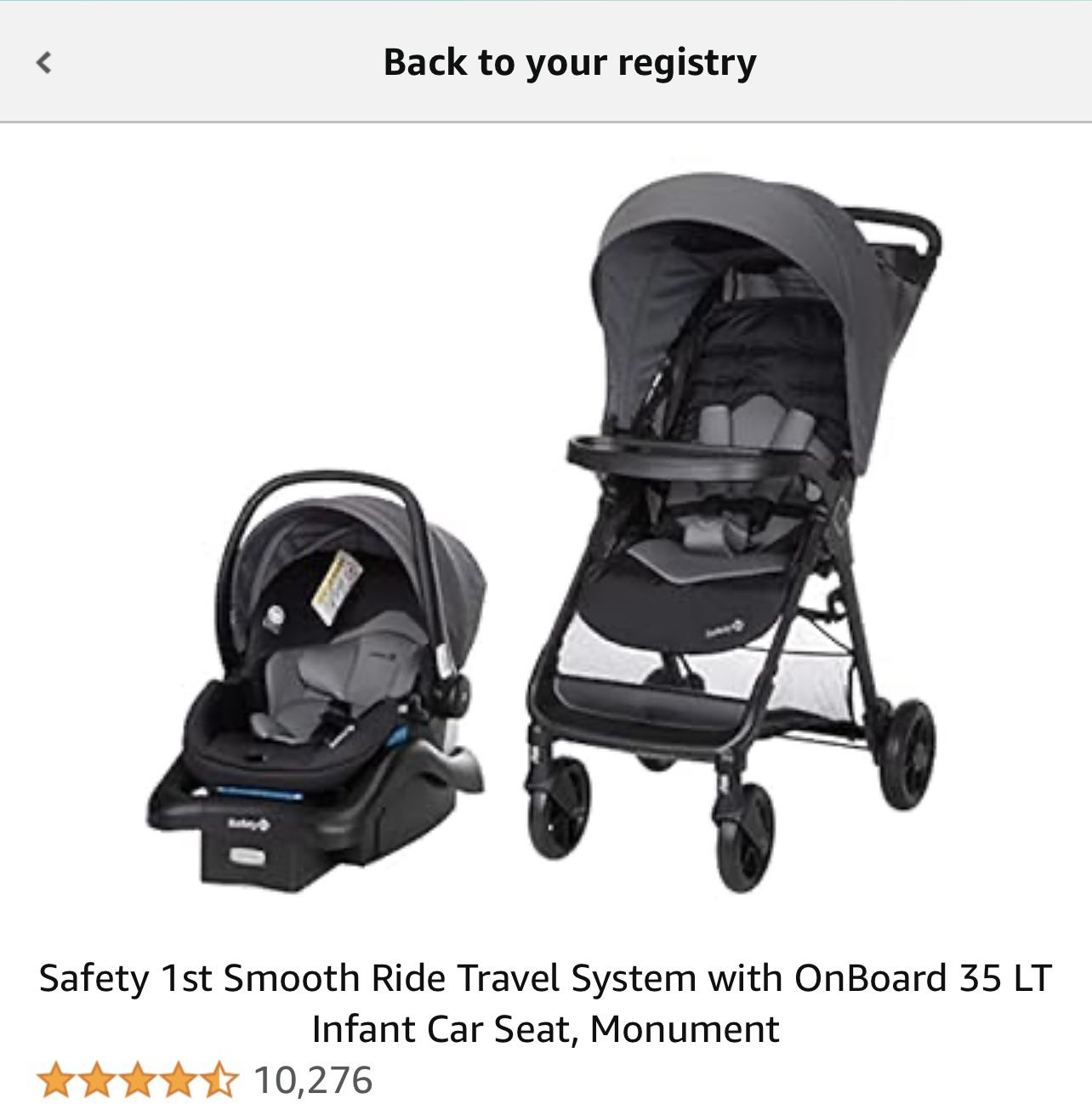 Safety 1st Smooth Ride Travel System 