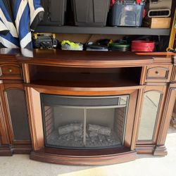 Tv Stand With Fireplace 