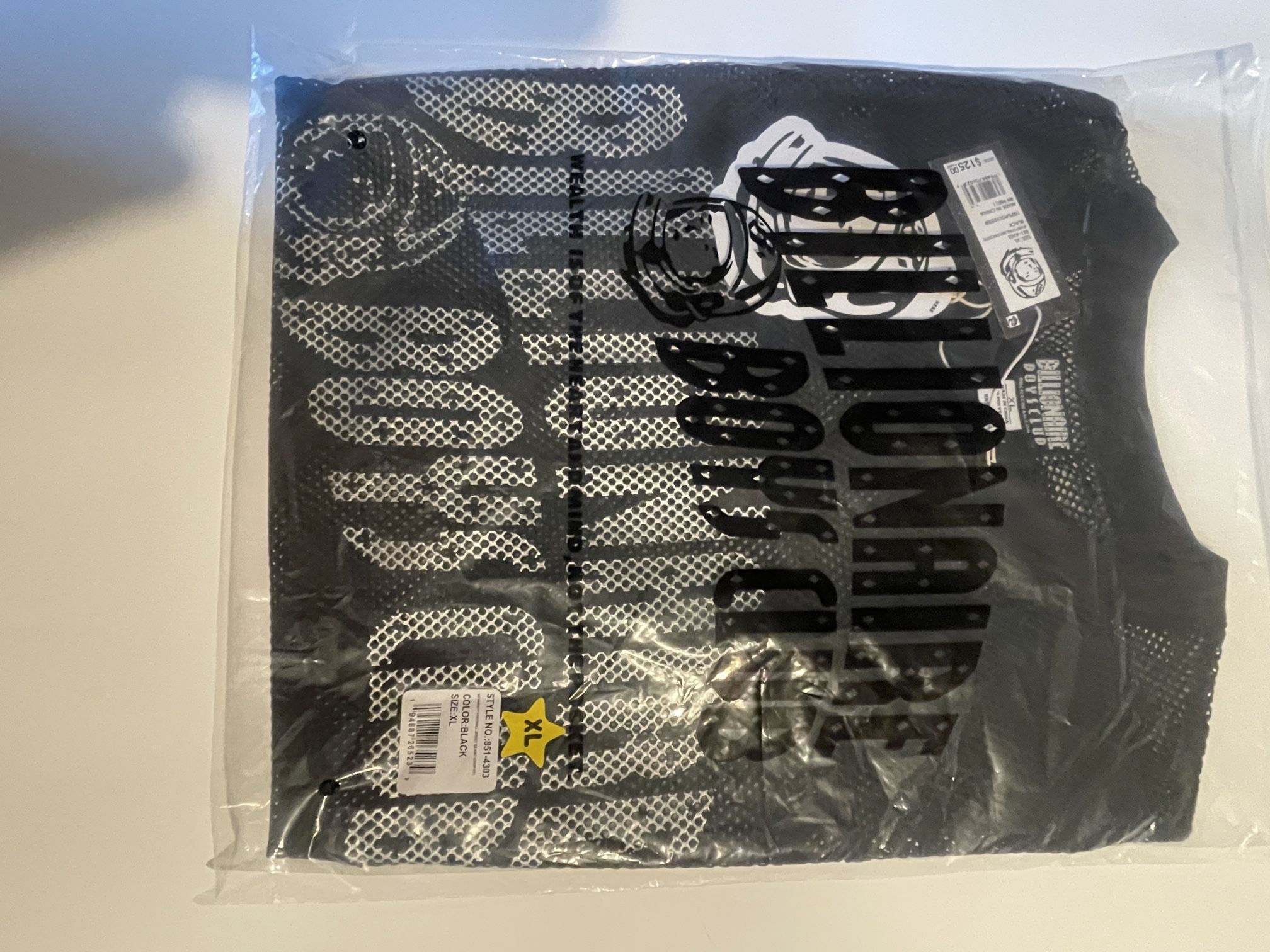 Billionaire Boys Club Jersey, Material T-Shirt, Large & XL Both Black & Cream