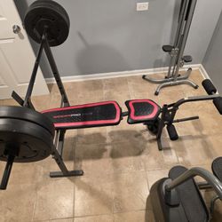 Weider Pro 290W weight bench.