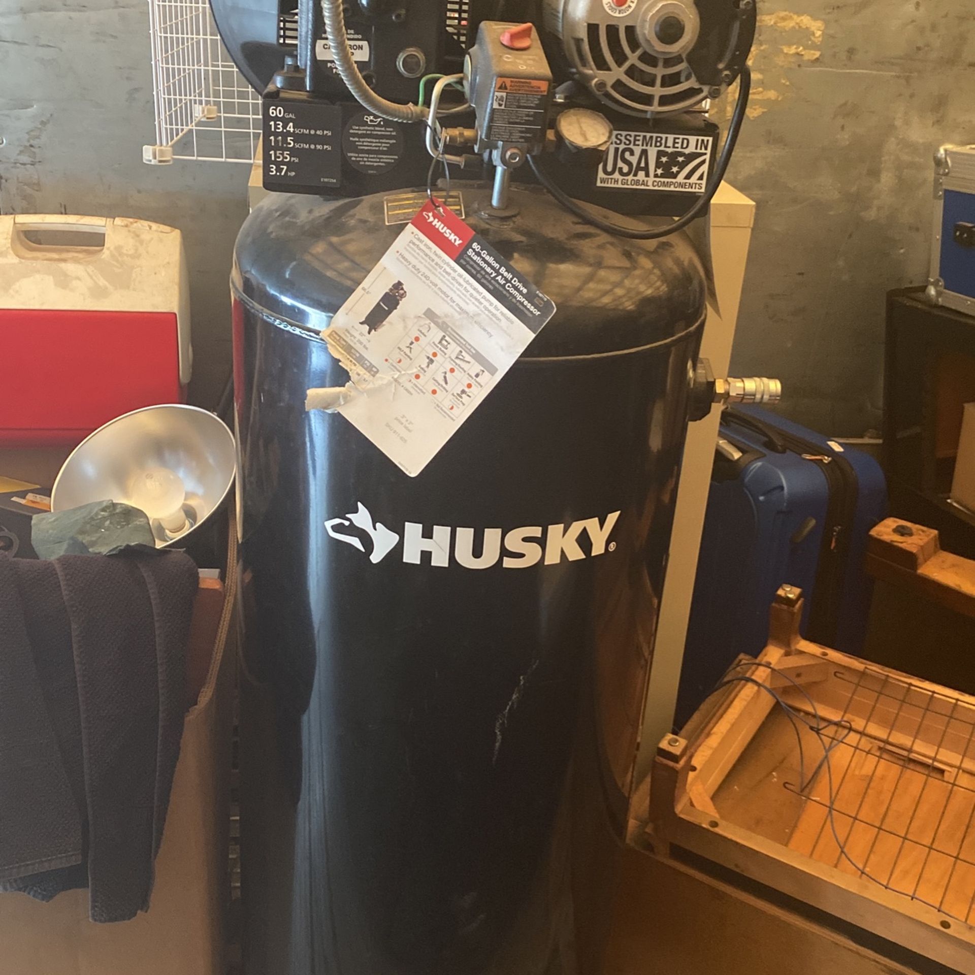 Husky 60Gal Air compressor 