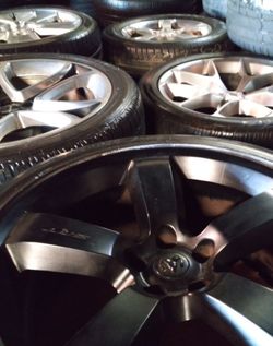 Dodge Durango Rims Challenger Wheels Nitro Magnum Charger Scat Pack Srt Grand Caravan Journey Dart Ram