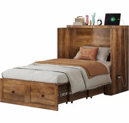 Twin Murphy bed
