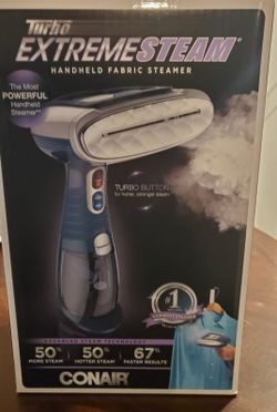 Handheld fabric steamer