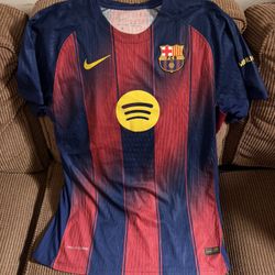 Barcelona 2025/26 Soccer Slim player Jersey 