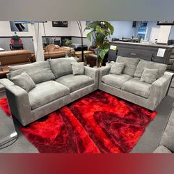 corduroy 2 piece sofa and loveseat set