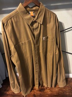 XL Carhartt Long Sleeve Shirt Relaxed Fit