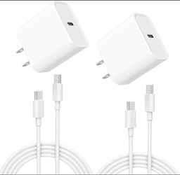 iPhone Wall Charger + Type-C to Type-C Cable – Fast Charging