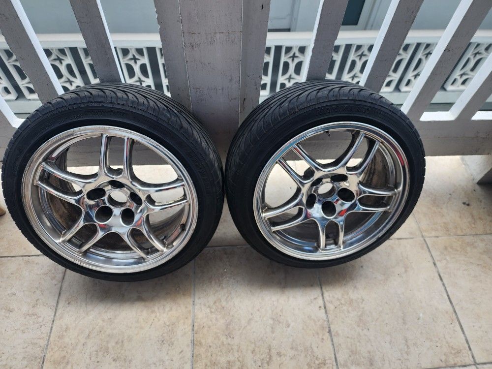 "2" Factory NISSAN SKYLINE R33 GTR WHEELS 17INCH 5X114.3