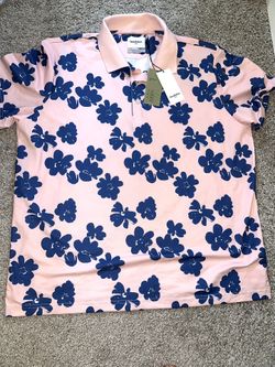 Men’s Floral Polo Shirt 2XL 