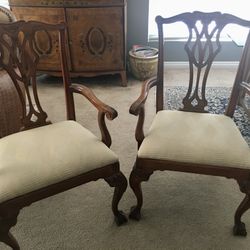 Mahogany Arm Chairs