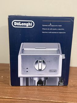 DeLonghi 15 Bar Stainless Steel Espresso and Cappuccino Machine with Premium Adjustable Frother