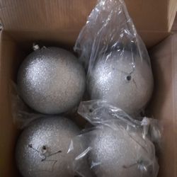 Mardi Gras’s, Anniversary, Baby Showers,Weddings,..Etc..10 Inch Displaying Silver Balls (8)