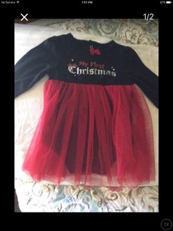 Christmas dress onesie