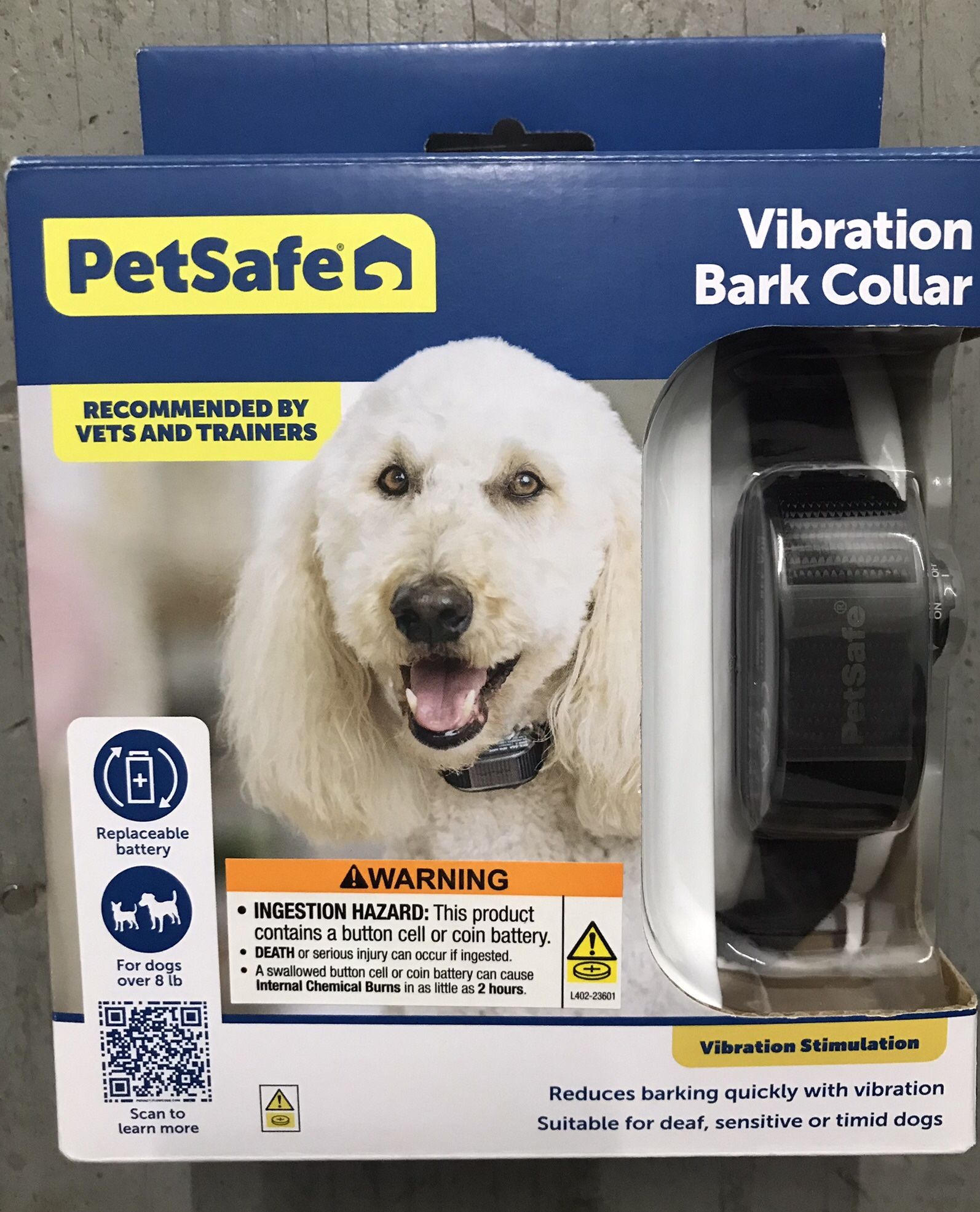NEW!! PetSafe Waterproof Vibration Dog Bark Collar By PetSafe