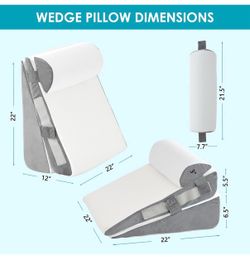 3Pcs Wedge Pillow Set