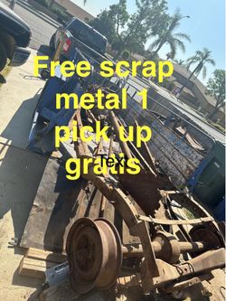 1 Pick Up Free Scrap Metal Gratis