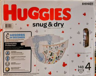 Huggies Snug And Dry Size 4