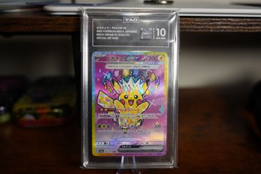 Pikachu EX SAR TAG Graded 10 Gem Mint