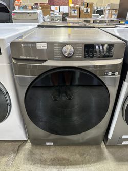 SAMSUNG WF45B6300AP 4.5 cu. ft. Large Capacity Smart Front Load Washer with Super Speed Wash - Platinum