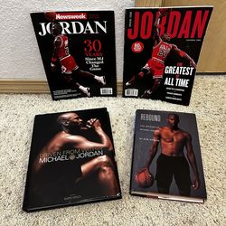 Michael Jordan Books & Magazines Lot