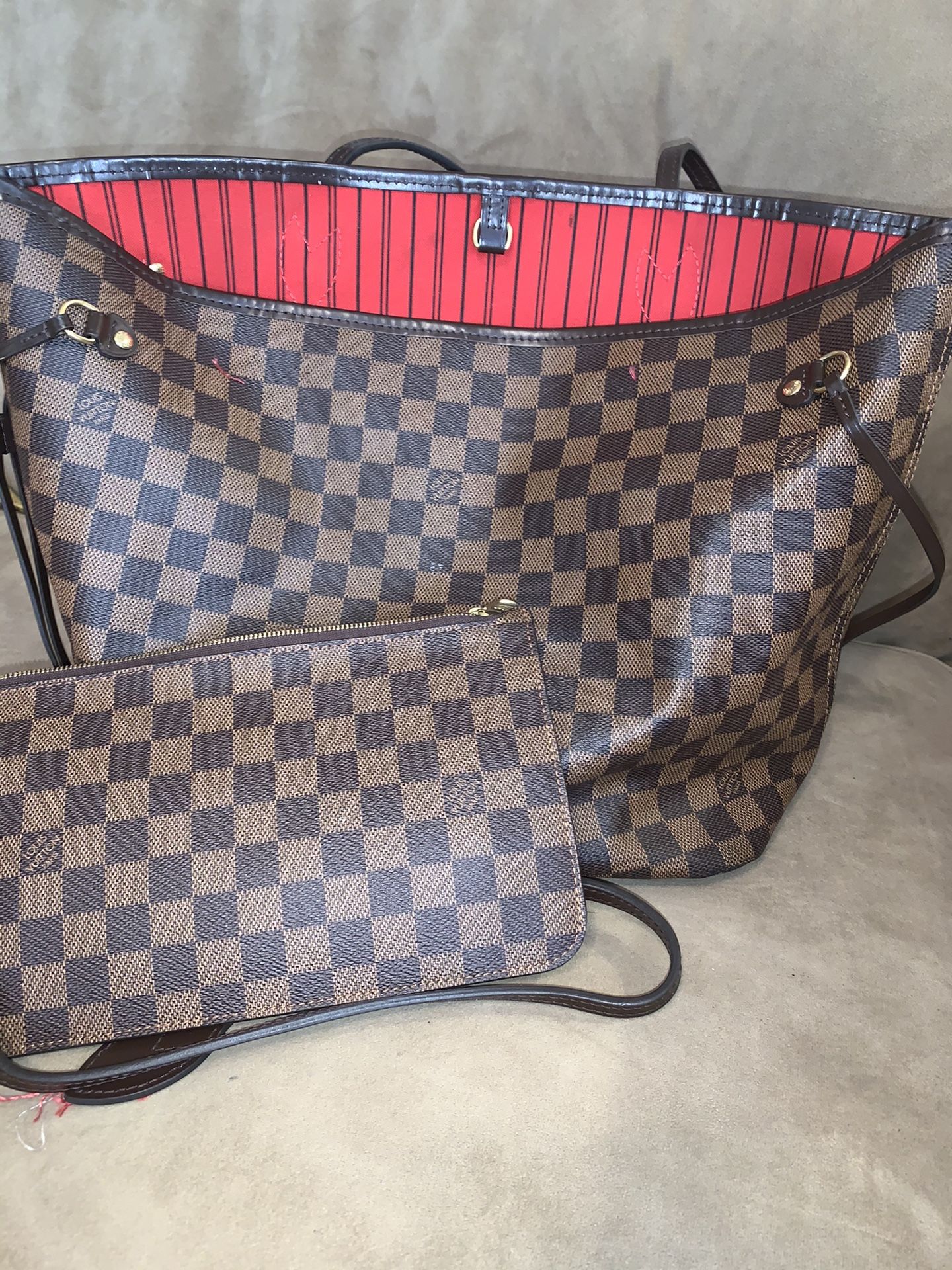 Louis Vuitton bag with purse