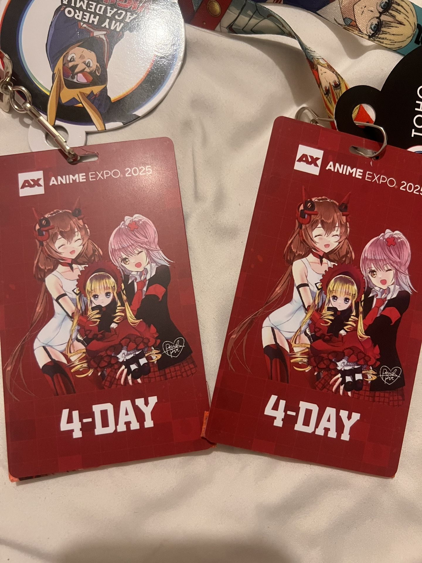 2 ANIME EXPO BADGE! SUNDAY!