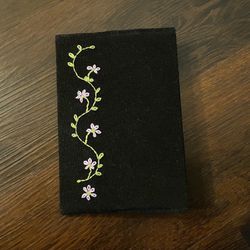 Homemade Embroidery Notebook + Notebook Cover