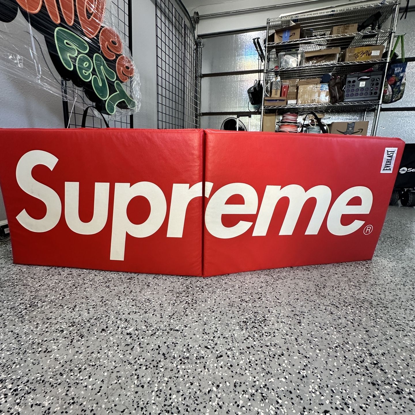 その他 Supreme Everlast Folding Exercise Mat Supreme Everlast Folding Exercise Mat Red FW17 (SUPD009) One Size